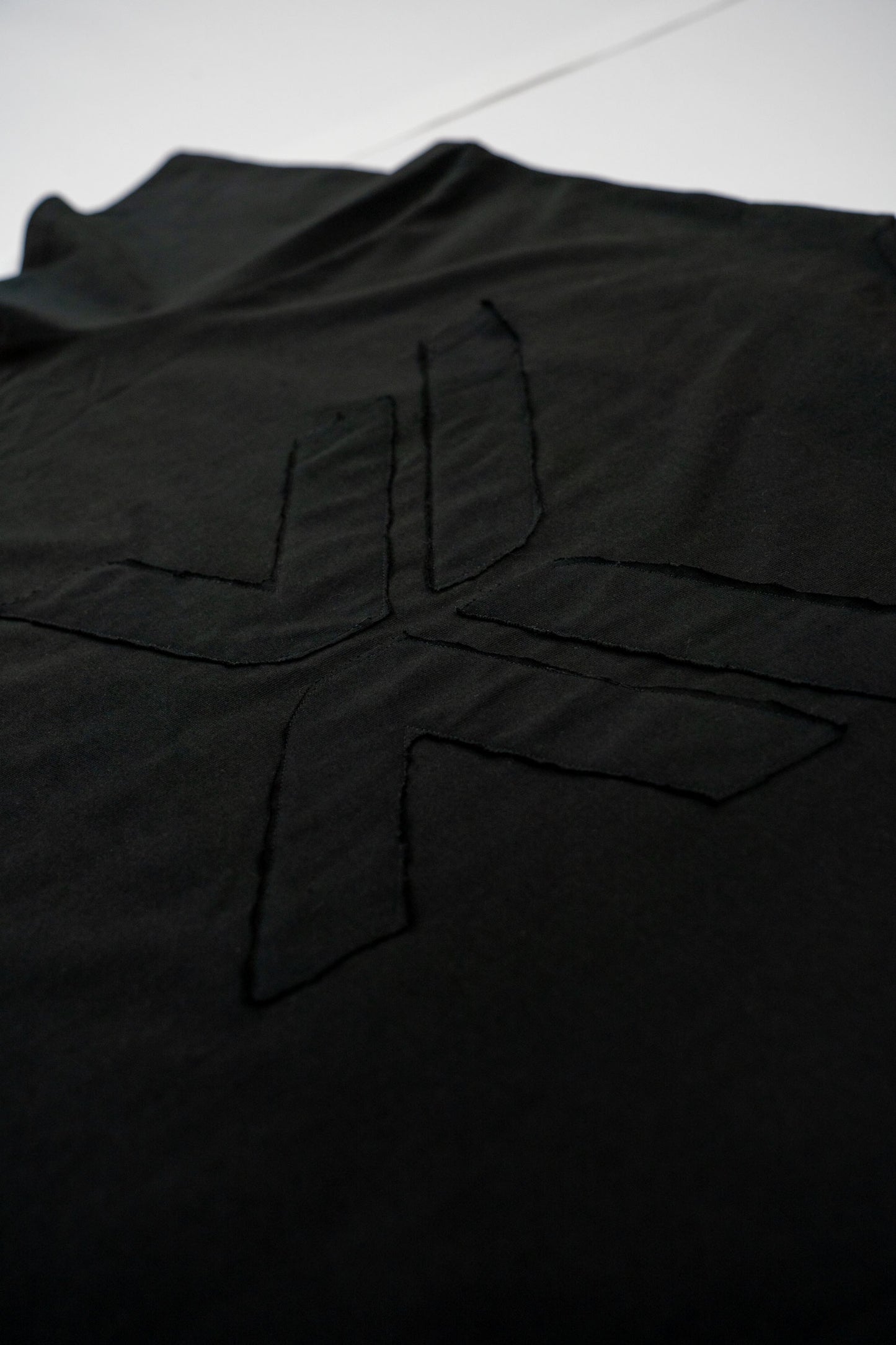 Ultra Heavy Shirt - Applique Black on Black