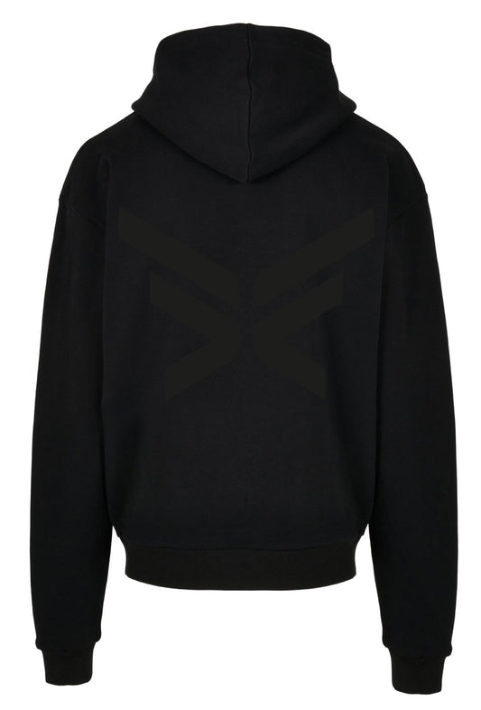 Ultra Heavy Box Hoodie, Applique und Label